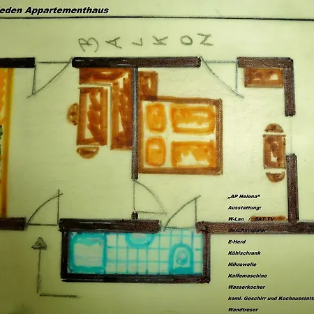 Casa de Férias Appartementhaus Bergfrieden *